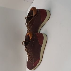 Ohw? Mens brown and burgundy leather shows